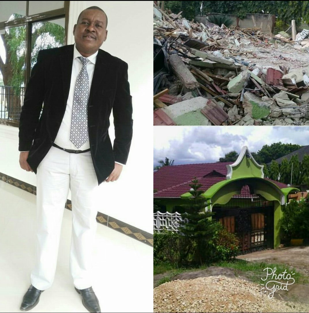 Proffesa Jay Alalamika Baada ya Jumba Lake La Mamilioni Kuvunjwa