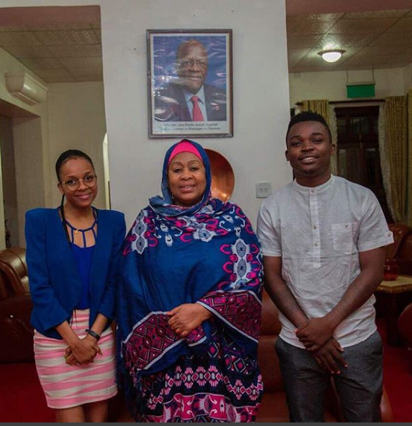 Nandy na Aslay Wamkosha Mama Samia.