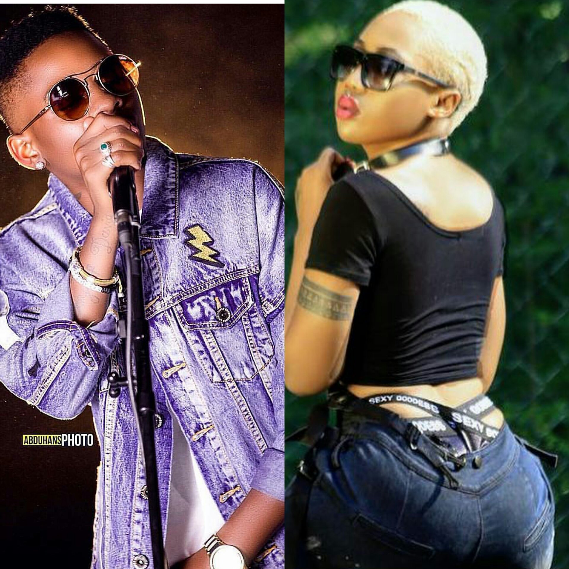 Amber Lulu Apewa Kichapo Cha Mbwa Koko na Young Dee