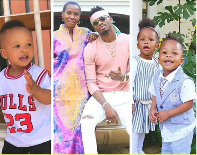 Diamond Amuomba Mama yake Kuwapenda Wajukuu Wote,