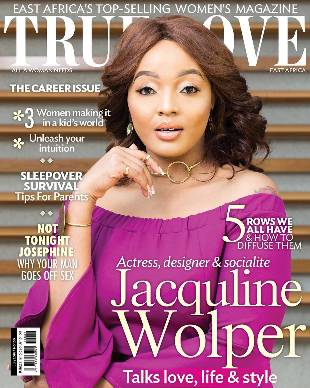 Wolper Kuonekana Katika Cover la Jarida Maarufu Afrika Mashariki