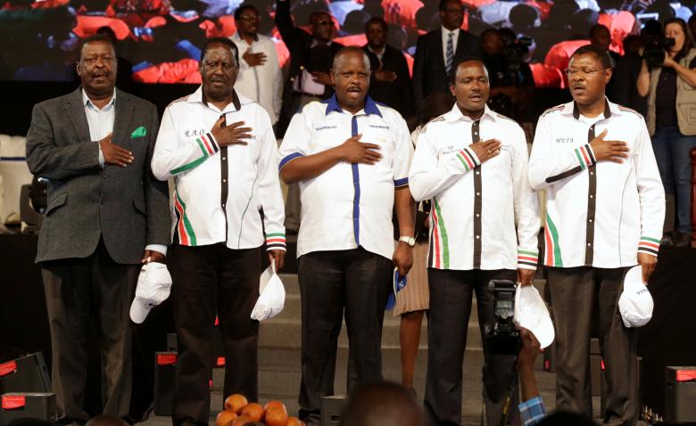 Raila Odinga is the NASA flagbearer,this is how their government will look like if they win the 2017 elections