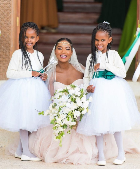 This is the sweetest and unbelievable message Grace Msalame dedicated to her baby daddy and his bride on their wedding day