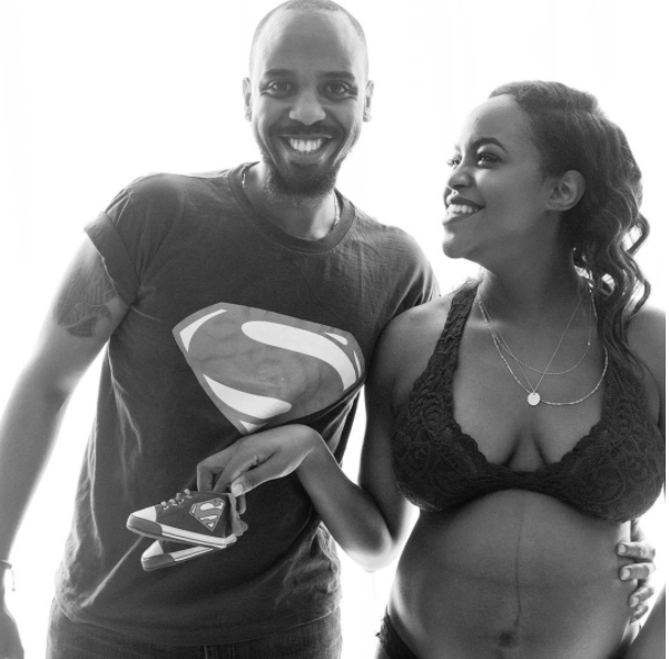 Sharon Mundia and her husband share their baby’s first photo