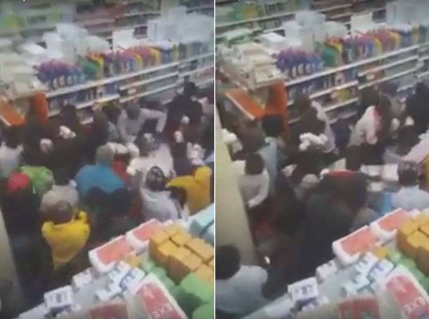 KOT almost brought to tears as video emerges of Kenyans fighting to buy unga at supermarket (Video)