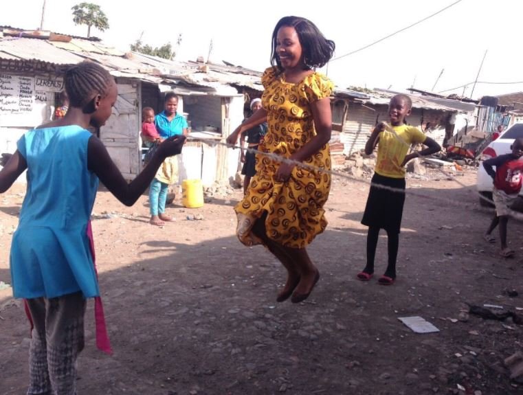 Babu Owino’s wife goes all out in a bid to make sure her husband wins Embakasi seat (Photos)