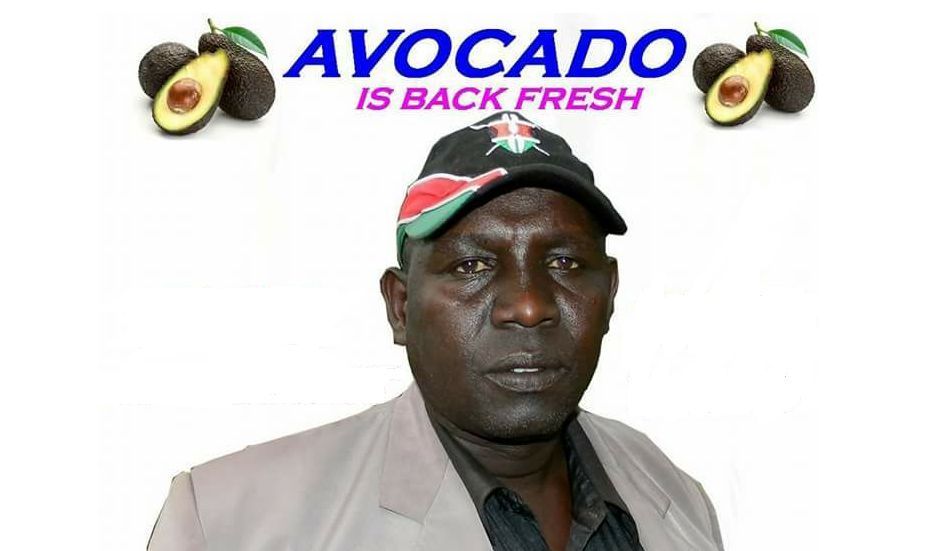 Meet Avocadoman…Father of 12 and casual laborer has wowed netizens for flooring Jubilee candidate in Jubilee stronghold