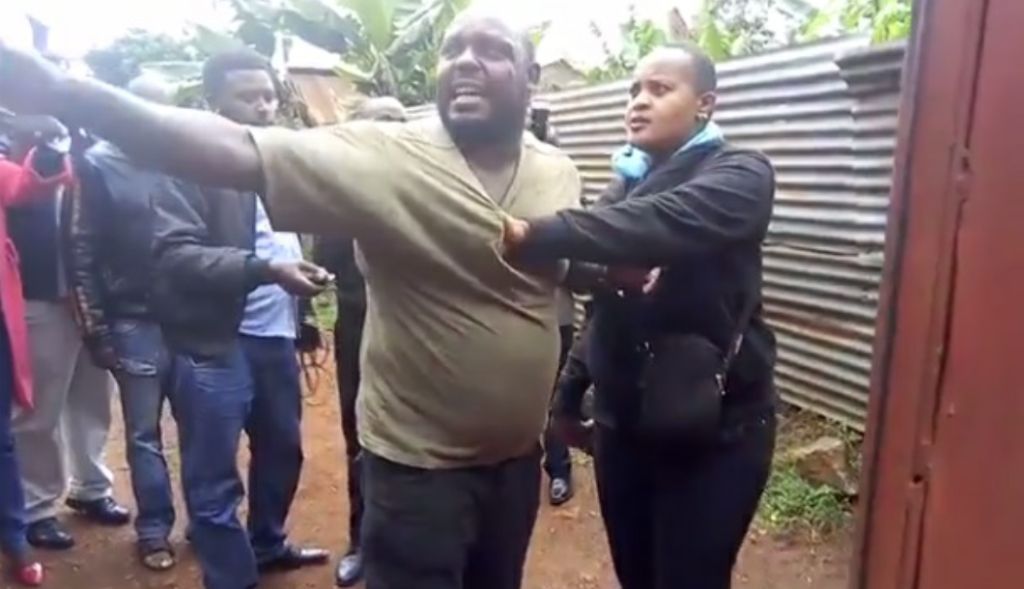 Bishop Timothy Wanyoike beaten silly as he’s busted making out with his brother’s pregnant wife (Video)