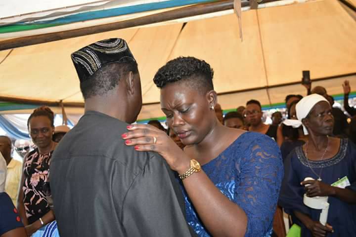 Chris Msando’s widow enjoys herself after husband’s burial (Video)