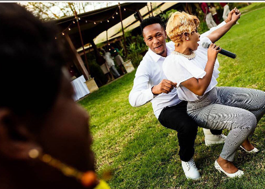 DJ Mo steps out in tight pants revealing a ‘large print’ that has left fans talking