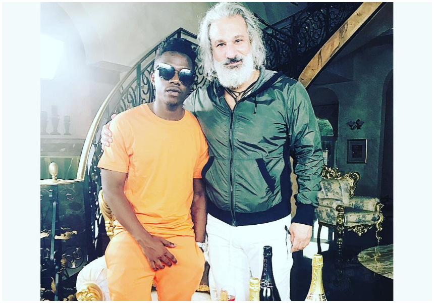 Billionaire wine mogul hosts Diamond and Rayvanny at his magnificent mansion in US