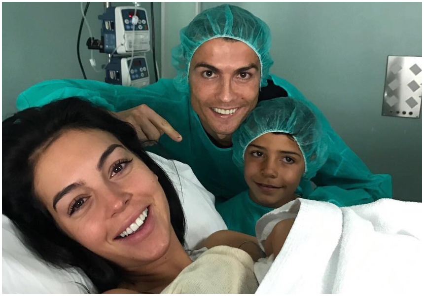 Cristiano Ronaldo announces birth of his fourth child just five months after he received his twin babies born via surrogacy