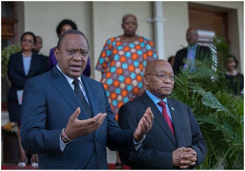 KOT discusses South African presidential security detail after Uhuru is hit by a door during his visit in SA