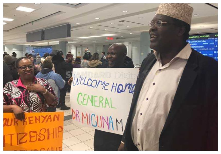 Miguna Miguna arrives in Canada to a heroic welcome (Photos)
