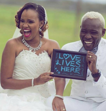 Daddy Owen and wife organize private baby show(photos)