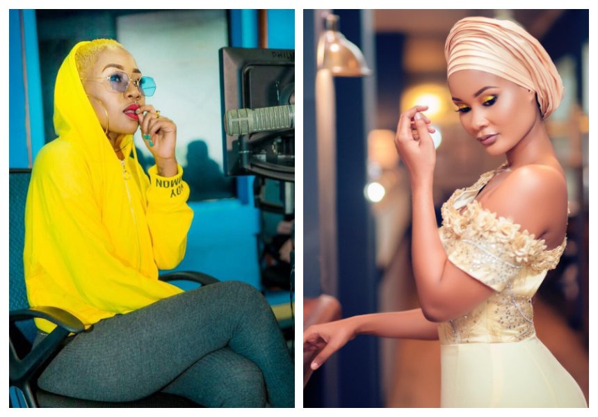 “Wee tafuta mkwanja kwa juhudi zote” Prezzo’s girlfriend Amber Lulu offers Hamisa Mobetto support