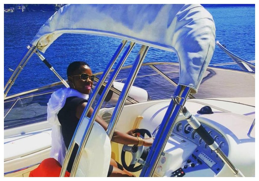 “American actress Tina Turner lives directly opposite my house” Akothee brags as she shows off majestic view of her lake house home in Switzerland 