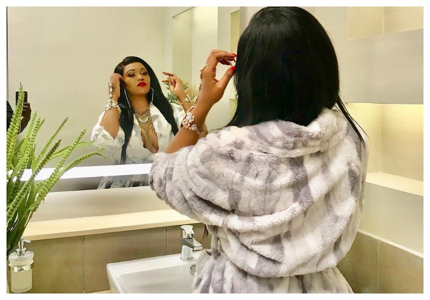 Cassava game strong! Vera hints that her new West African man is carrying something huge in his pants