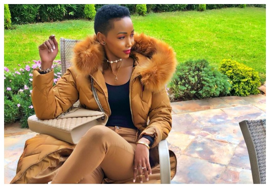 Here is Evidence that Socialite, Huddah Monroe is spending large in the US with Mzungu ´baby daddy´
