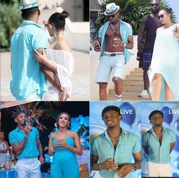 Wachana na Vera! Diamond’s outfit during Tanasha’s baby shower is now the talk of town