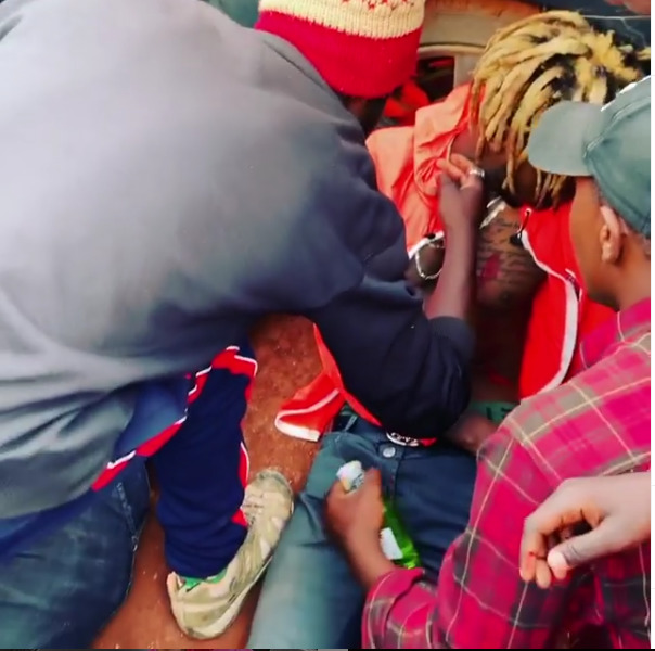 ¨Wacha kutupima bro!¨ Kenyans blast Magix Enga after a video of him passed out, goes viral [watch]