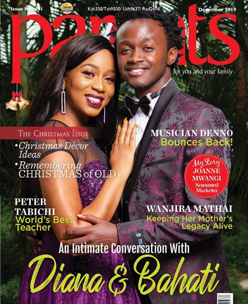 Diana Marua and her hubby, delightfully grace the cover of Parents Magazine 2019 Main Issue