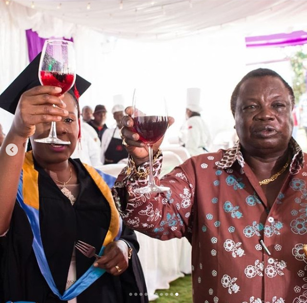 Journalist Mary Kilobi graduates and hubby, Atwoli stops at nothing in cuddling her with love [photos]