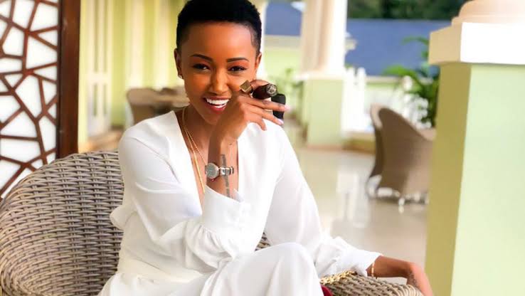 Monkey business: Huddah Monroe playing herself by attacking Joe Muchiri