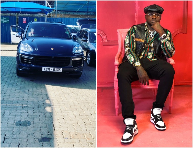 Respeck! Khaligraph Jones boasts of newly acquired German beast [Video]