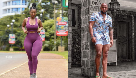 Couple goals? Corazon Kwamboka and Frankie Just Gym It take their month old baby for a vacation (Photos)