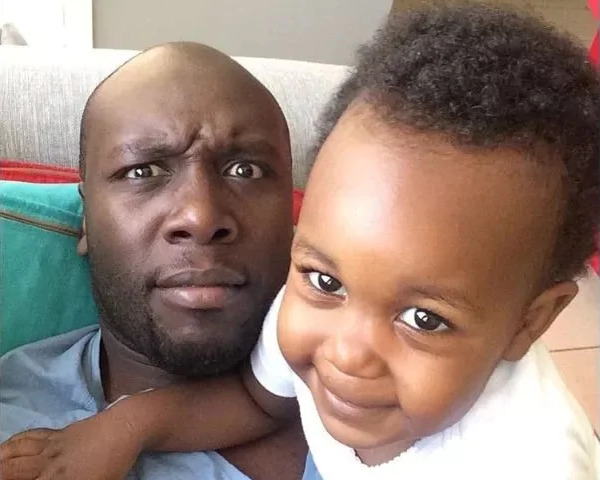 Daddy duties! Never before seen photo of Dennis Okari spending quality time with daughter, Ivanna