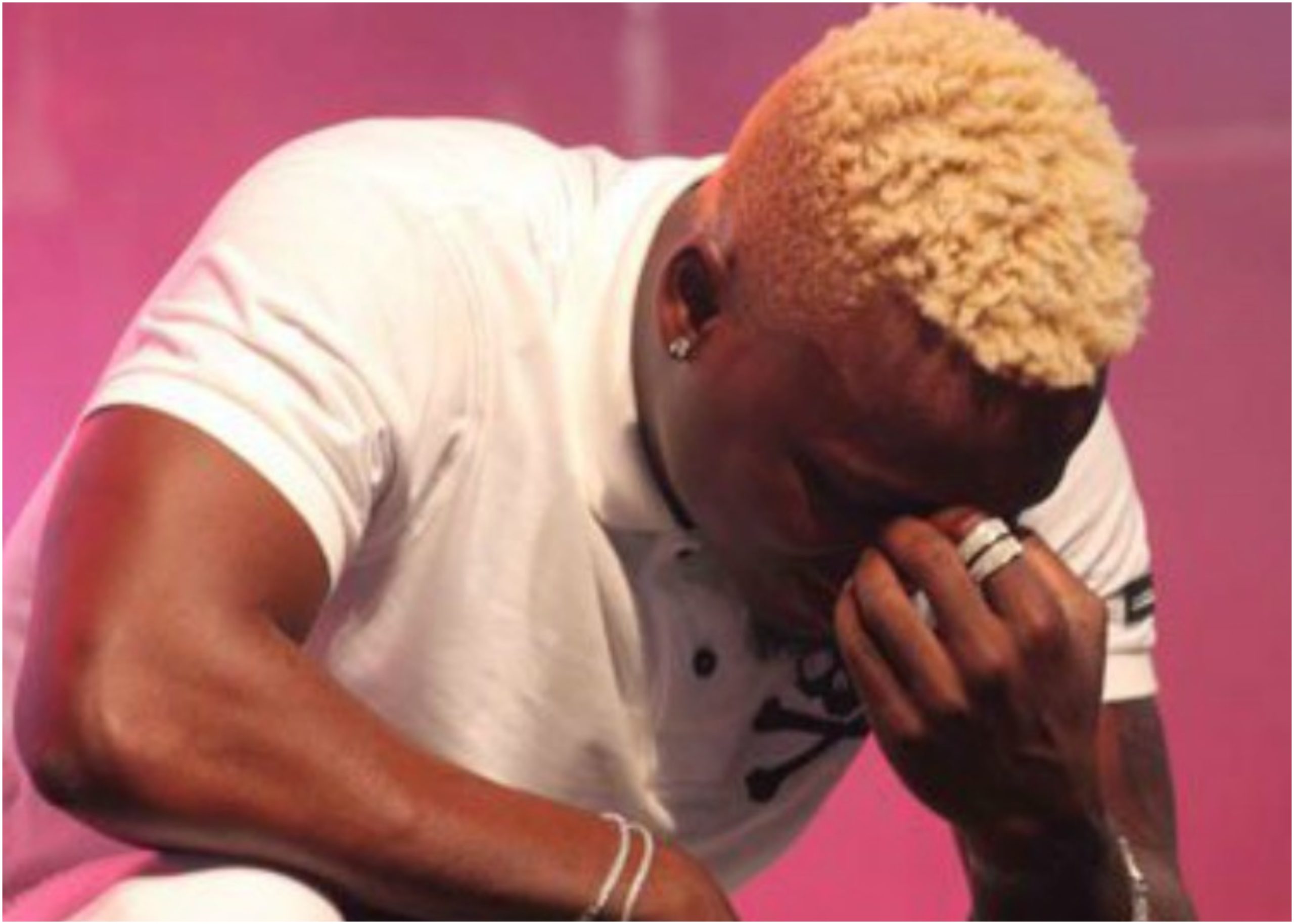 Harmonize emotionally breaks down at President Mkapa’s funeral, walks off stage mid-performance (Video)