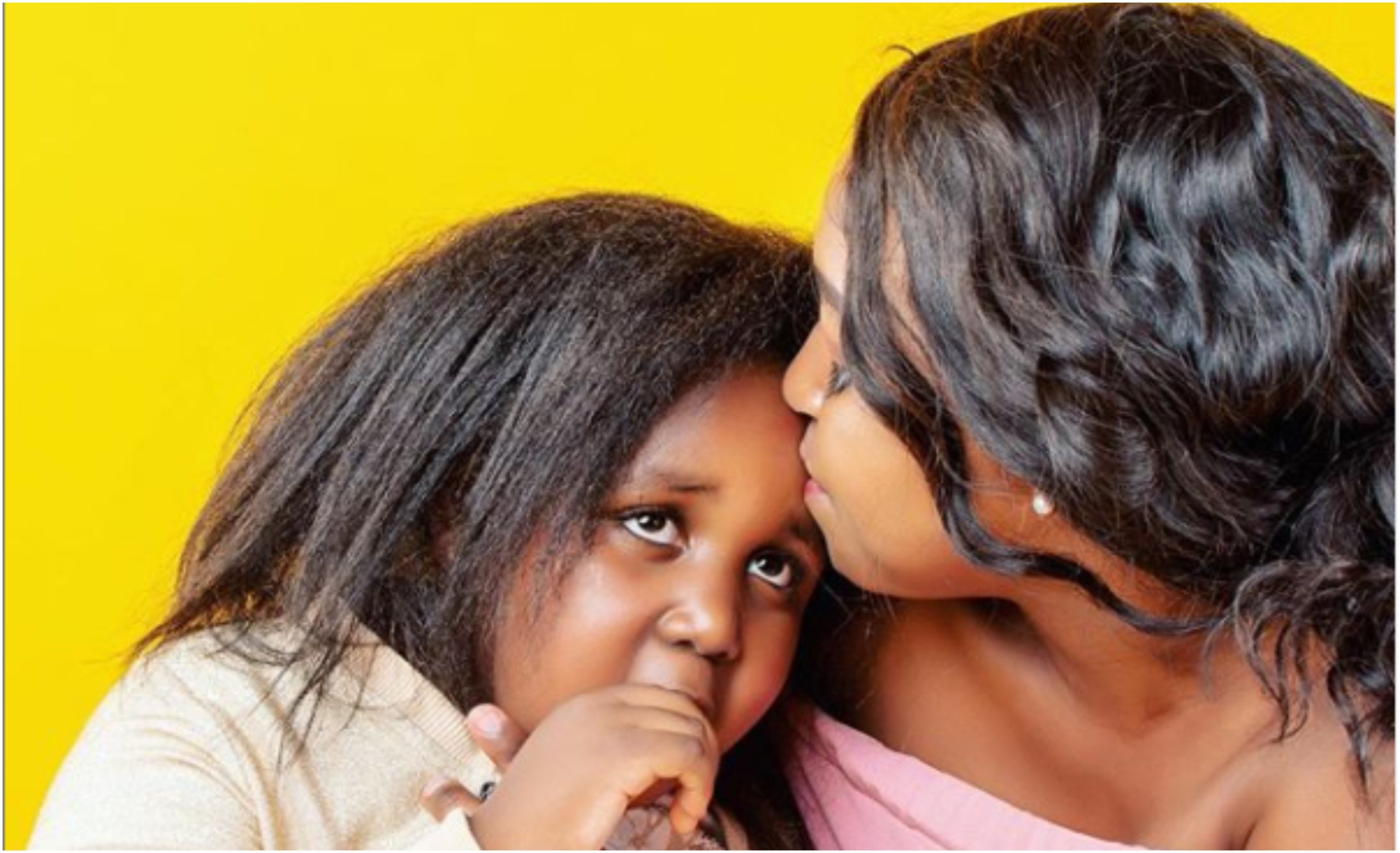 Betty Kyallo goes down on her knees for daughter Ivanna (Photo)