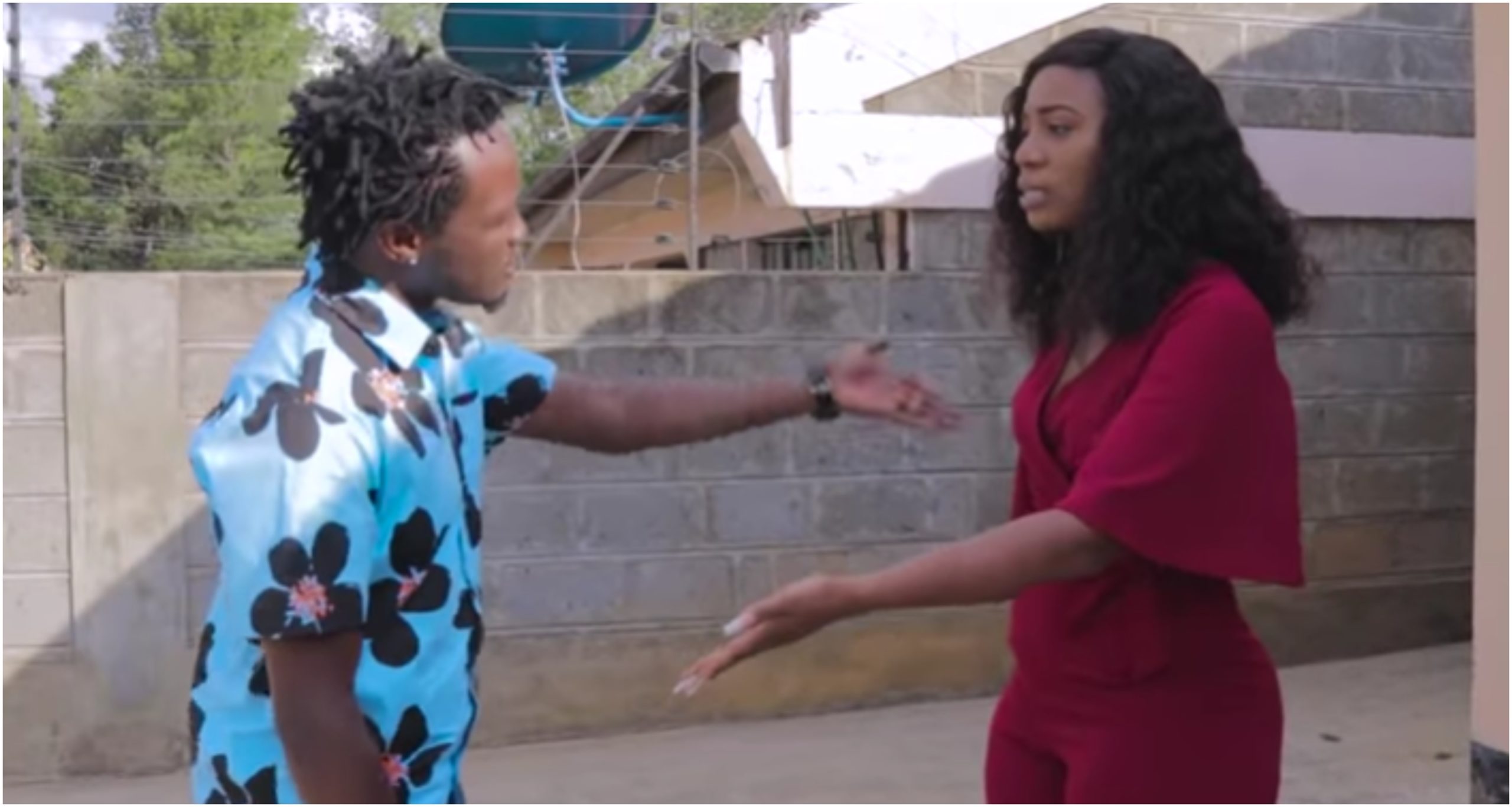 Things get ugly as Bahati turns violent while confronting Diana Marua for cheating (Video)