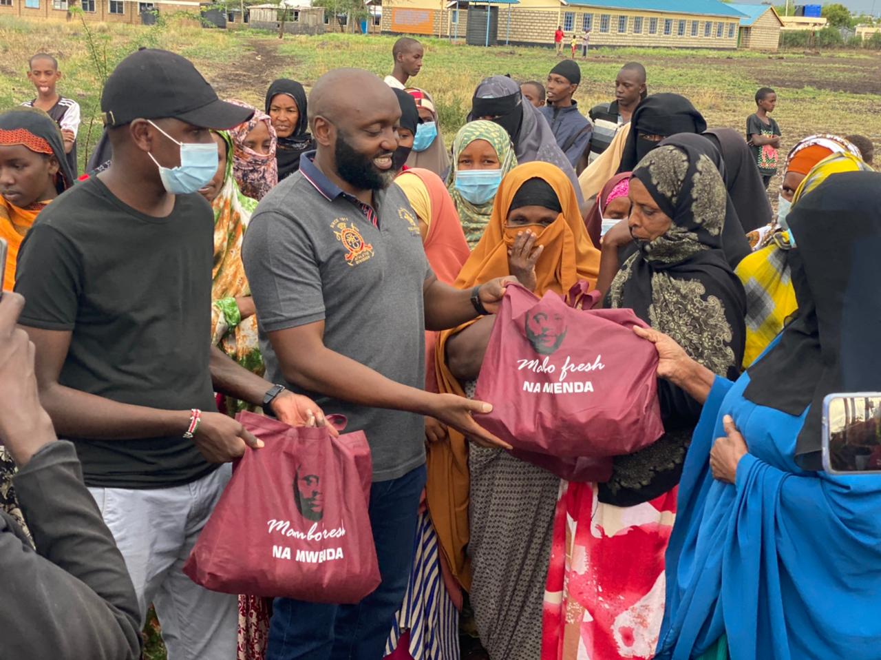 Philanthropist Mwenda Thuranira puts smiles on faces of Isiolo residents on Mother’s Day