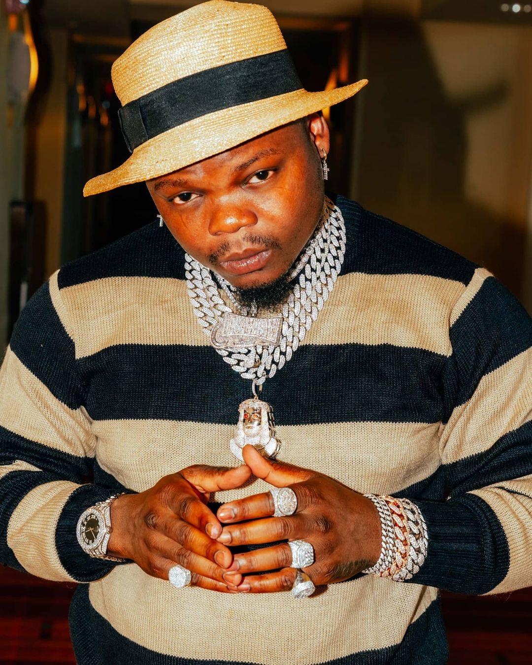 Romantic or foolish? Harmonize has extreme ways of showing love