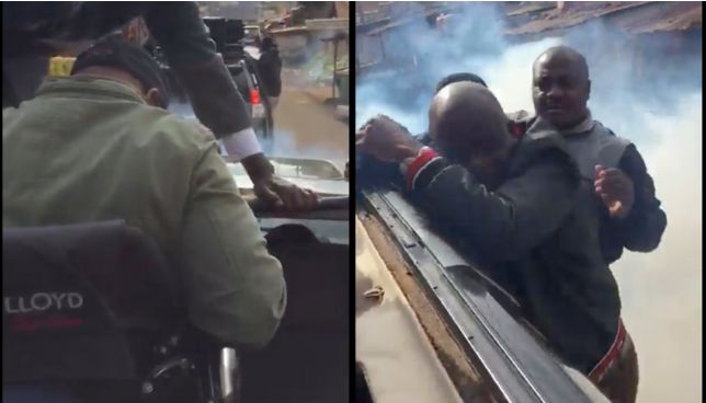Police teargas Westlands MP, Tim Wanyonyi