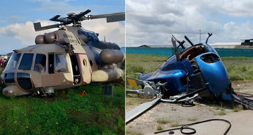 Double Tragedy Strikes Wajir County As Helicopters Crash While Ferrying Relief Efforts