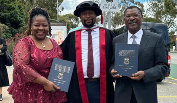 Dr. Wetangula Celebrates Son As He Earns Top Law Degree