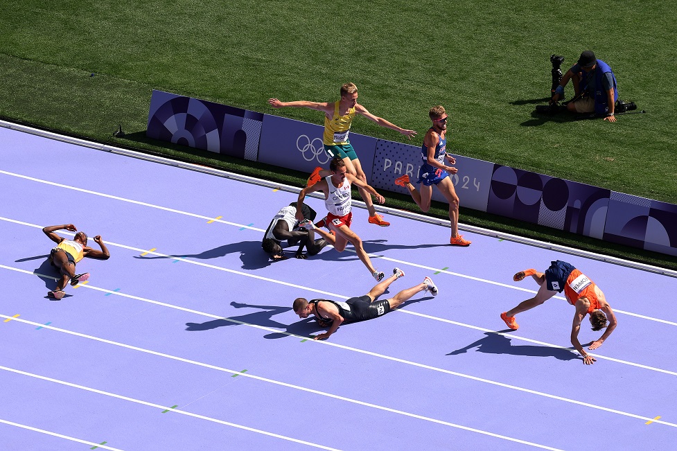 Kenyans Disrupted by Multiple Collisions in the 5000m Olympic Heats