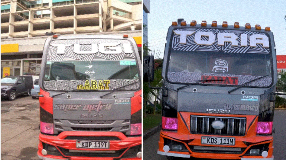Njugush Pays Tribute to the Late Jahmby Koikai by Featuring Her Images on His Second Matatu
