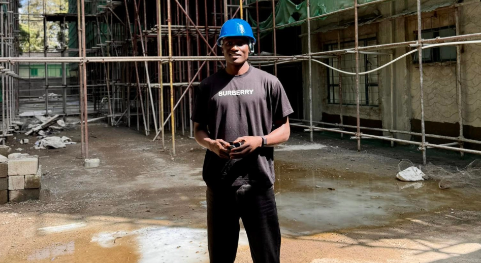 Olunga responds to hater mocking him for building Kileleshwa apartment block