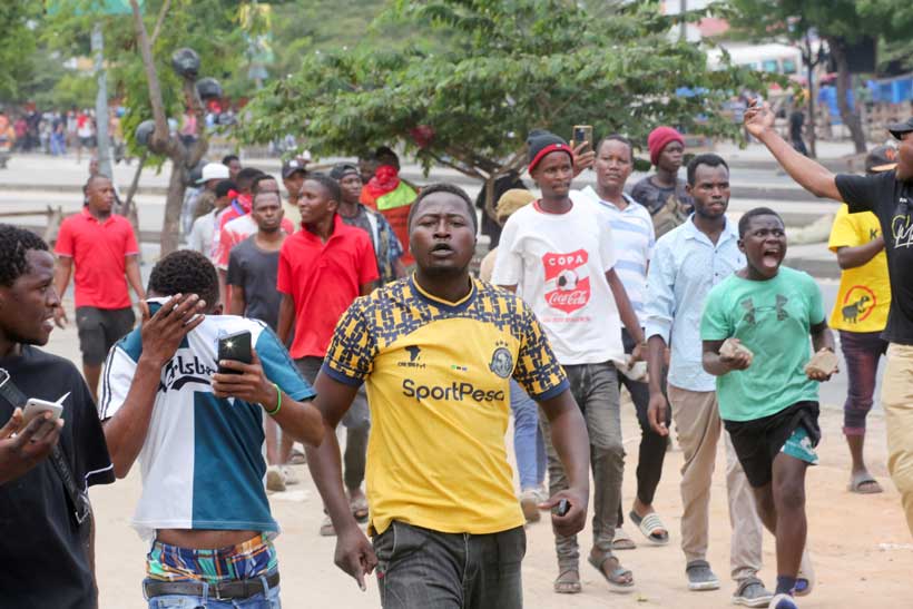 Tensions Rise At Namanga Border As Kenyan Youth Join Tanzania Election Protests