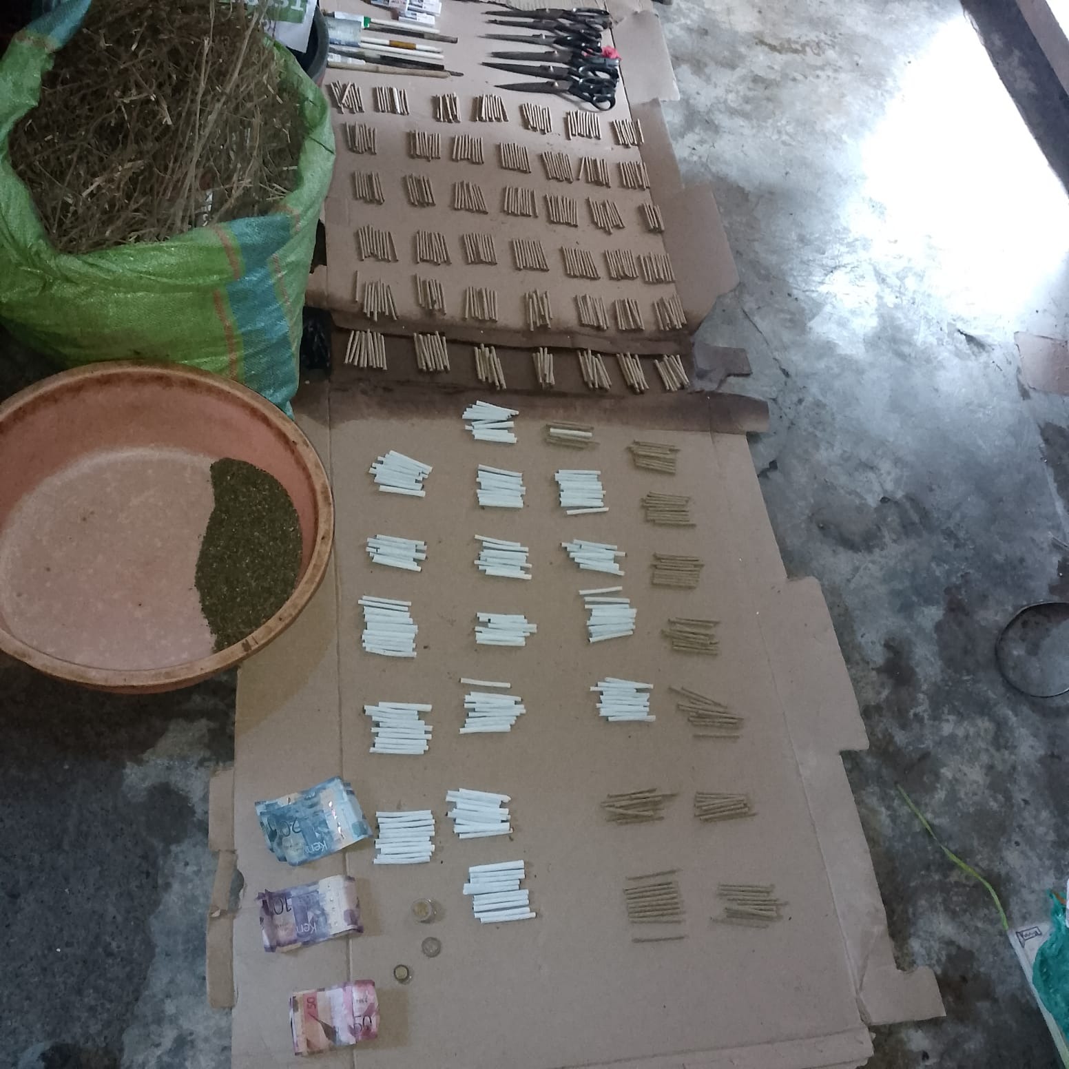 NACADA Operation in Embakasi South Leads to Arrest of Two Suspects, Seizure of 680 Rolls of Cannabis