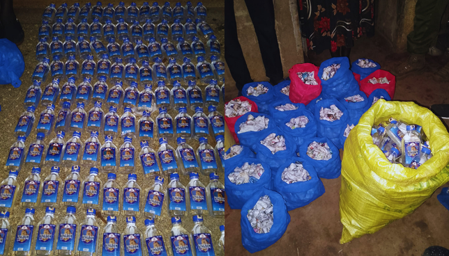 NACADA nets Nyeri illicit alcohol ring political aspirant being sought by officers