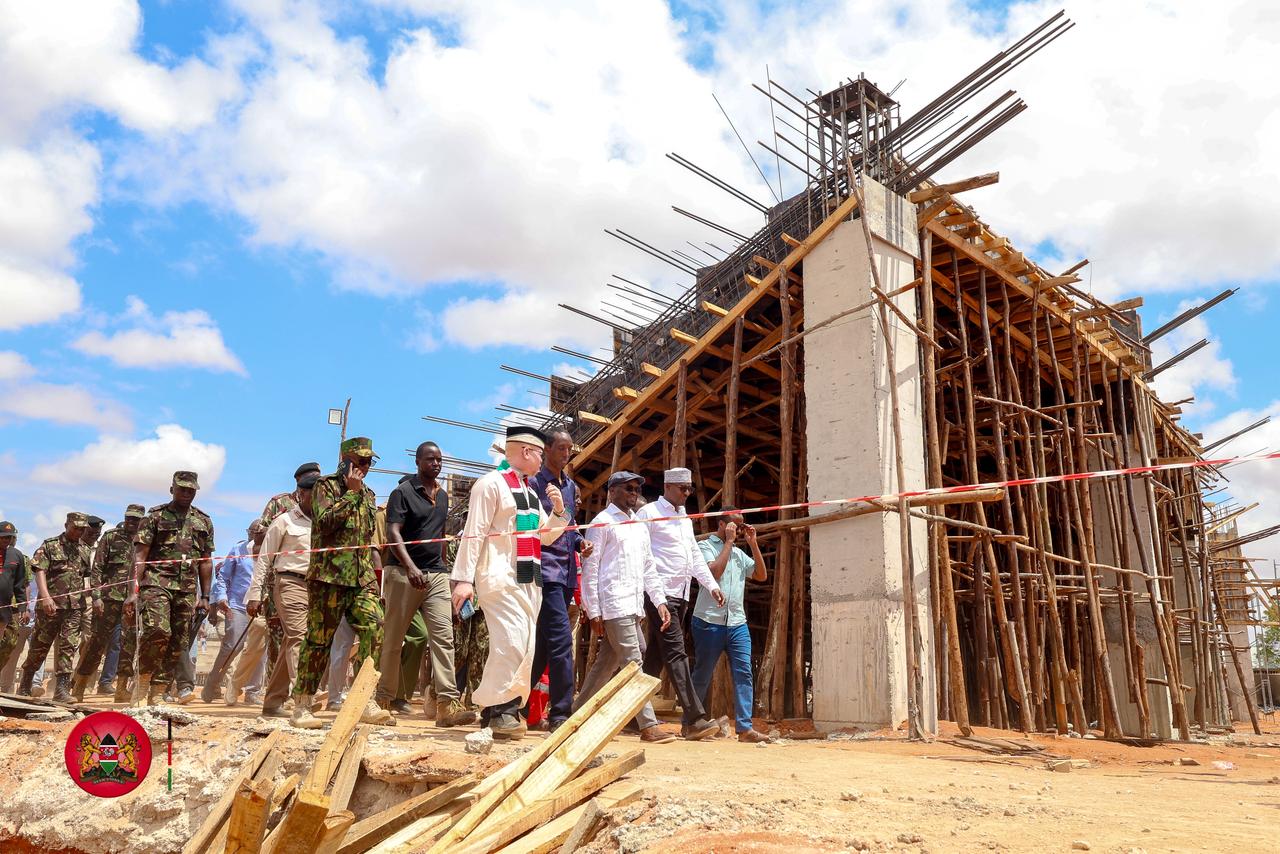 PS Omollo Assesses Madaraka Day Preparations in Wajir as Stadium Hits 28% Completion