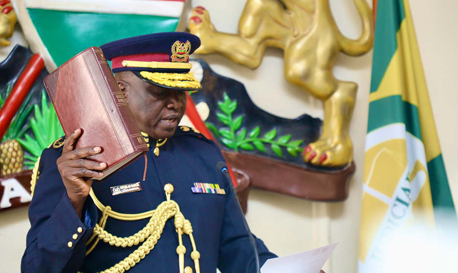 “Full Force of the Law”- IG Douglas Kanja Issues Stern Warning Over Police Station Attacks