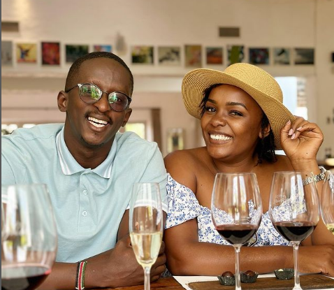 Celestine Ndinda and njugush engage in banter despite separating over cheating allegations