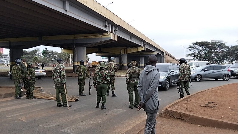 Several Arrested as Nairobi CBD Protests Mark June 25 Anniversary