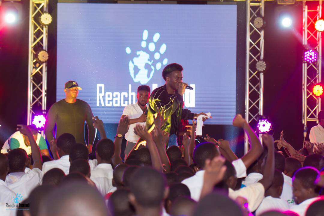 Korede Bello Performs At Reach a Hand Uganda Music Concert